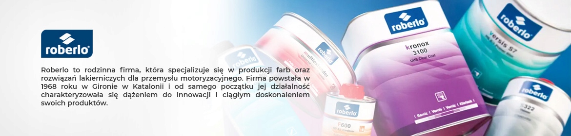 ROBERLO LAKIER BEZBARWNY UNIX 450HS 2:1 - 5L+ 2,5L UTWARDZACZ Producent Roberlo