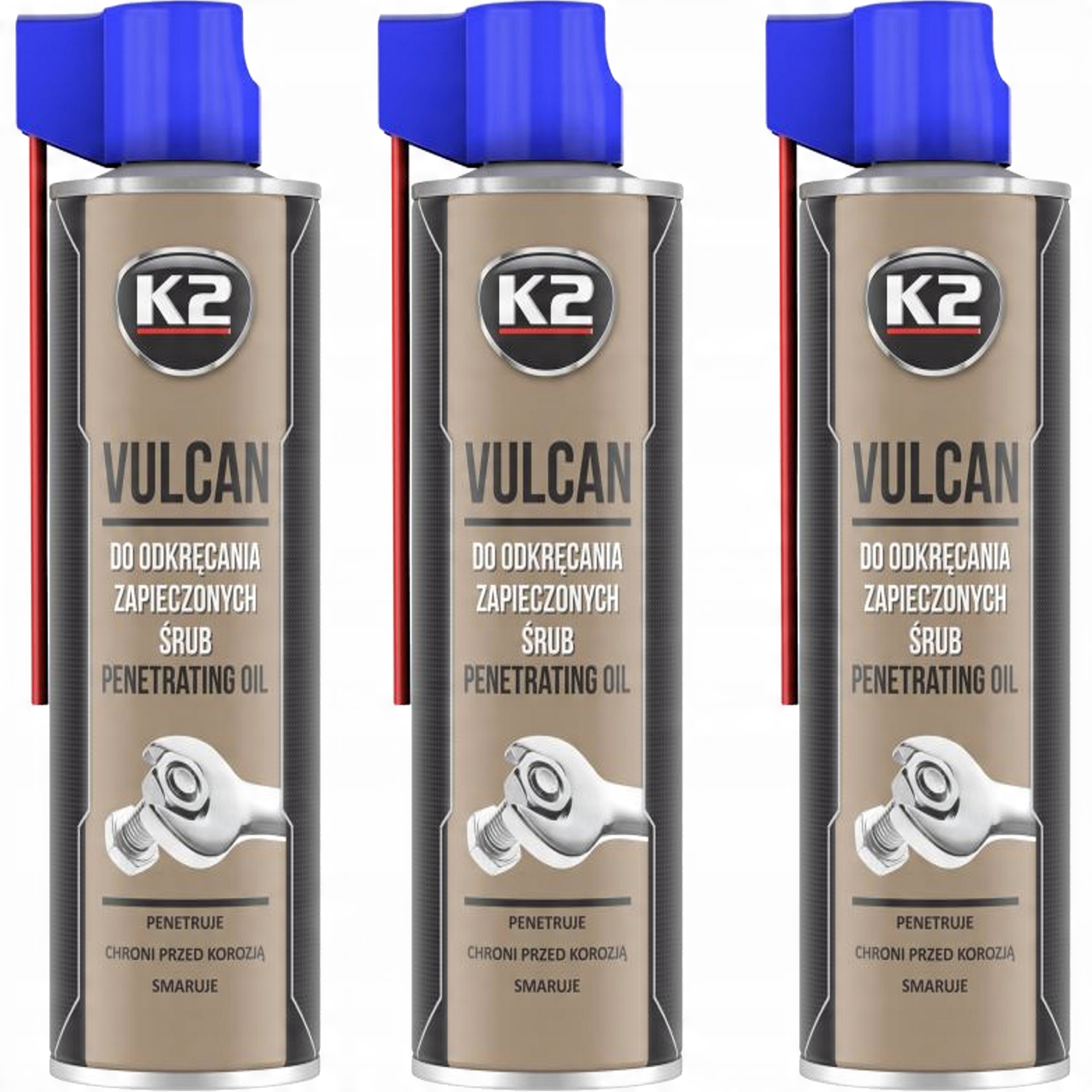 

K2 Vulcan Odrdzewiacz Do Śrub 500 ml W115 x 3