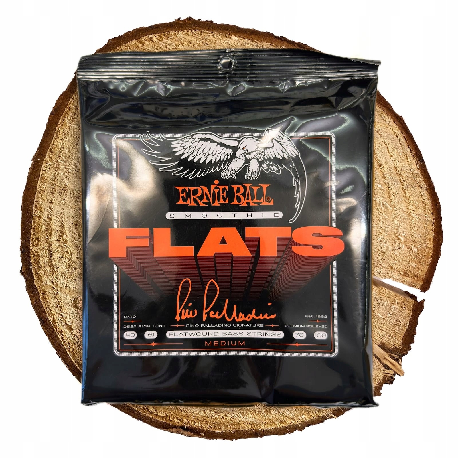 Ernie Ball Pino Palladino Signature Smoothie Flats Bass Medium 43-108 bm