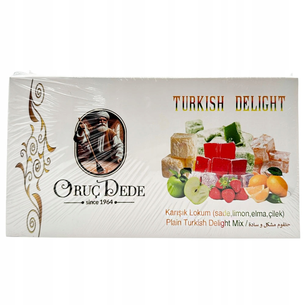 GYÜMÖLCS LOKUM MIX Rachatłukum TÖRÖK Oruc Dede 400 g Turkish delight za ...