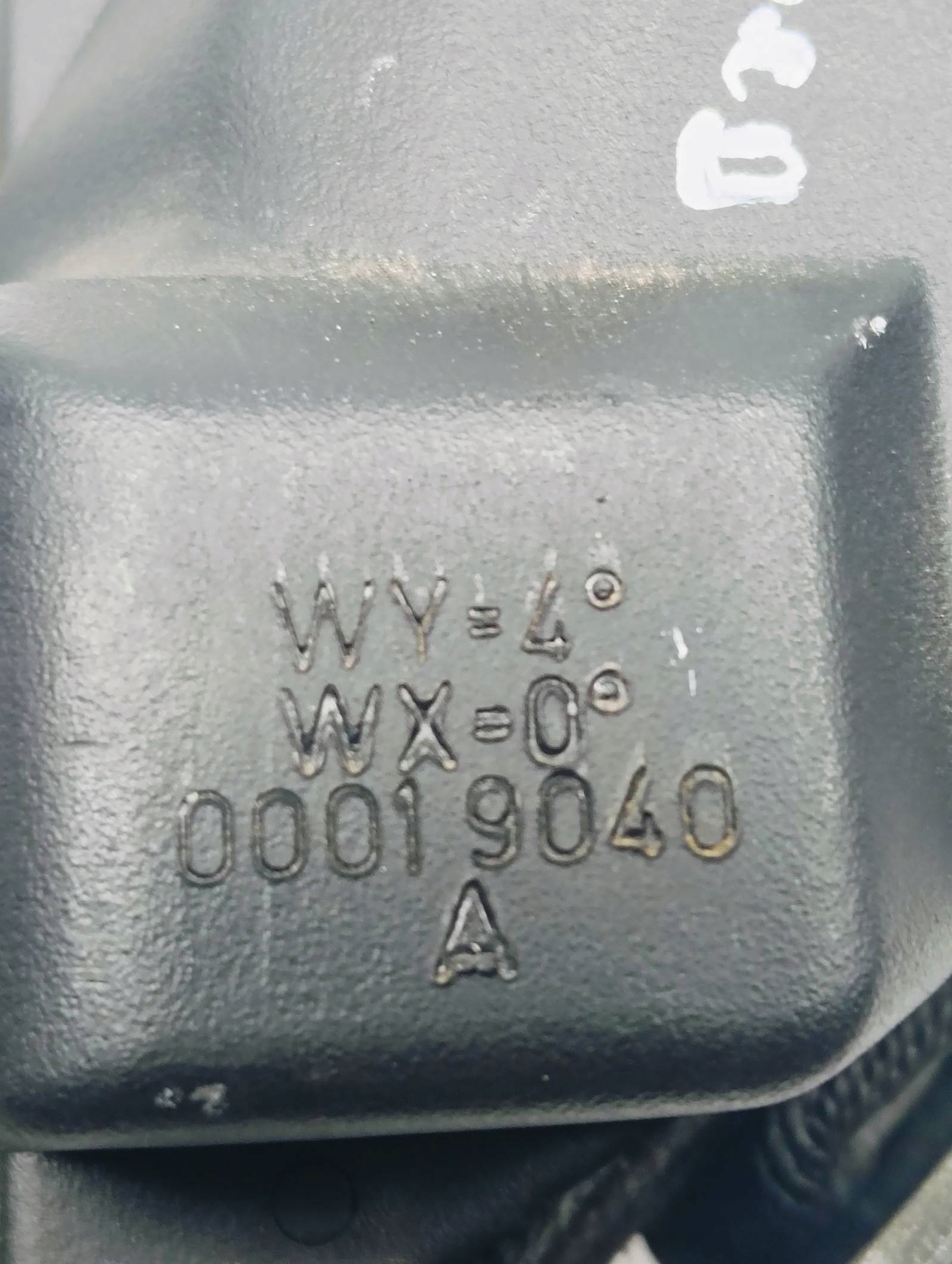 tension belt safety right front VW JETTA 88r 193857706A