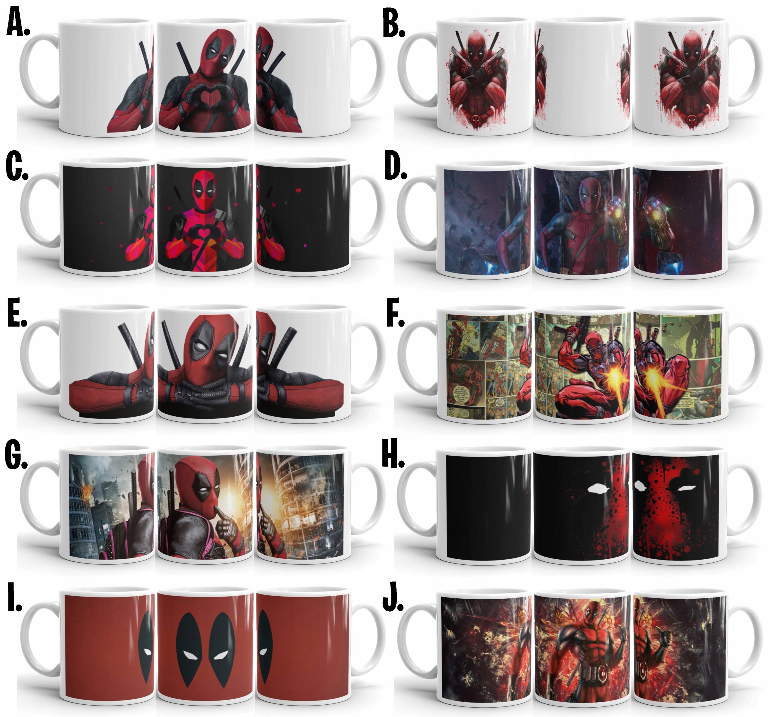 KUBEK PREZENT DLA FANA DEADPOOL + GRATIS TEKST Kod producenta 10002155