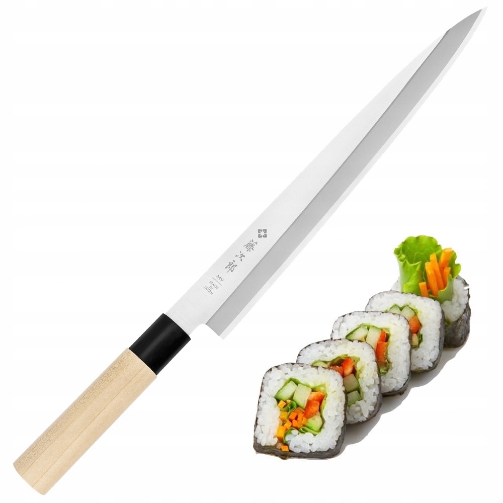 Tojiro MV Japonský nôž na filetovanie Yanagiba Sashimi na sushi 57 Hrc 24 cm