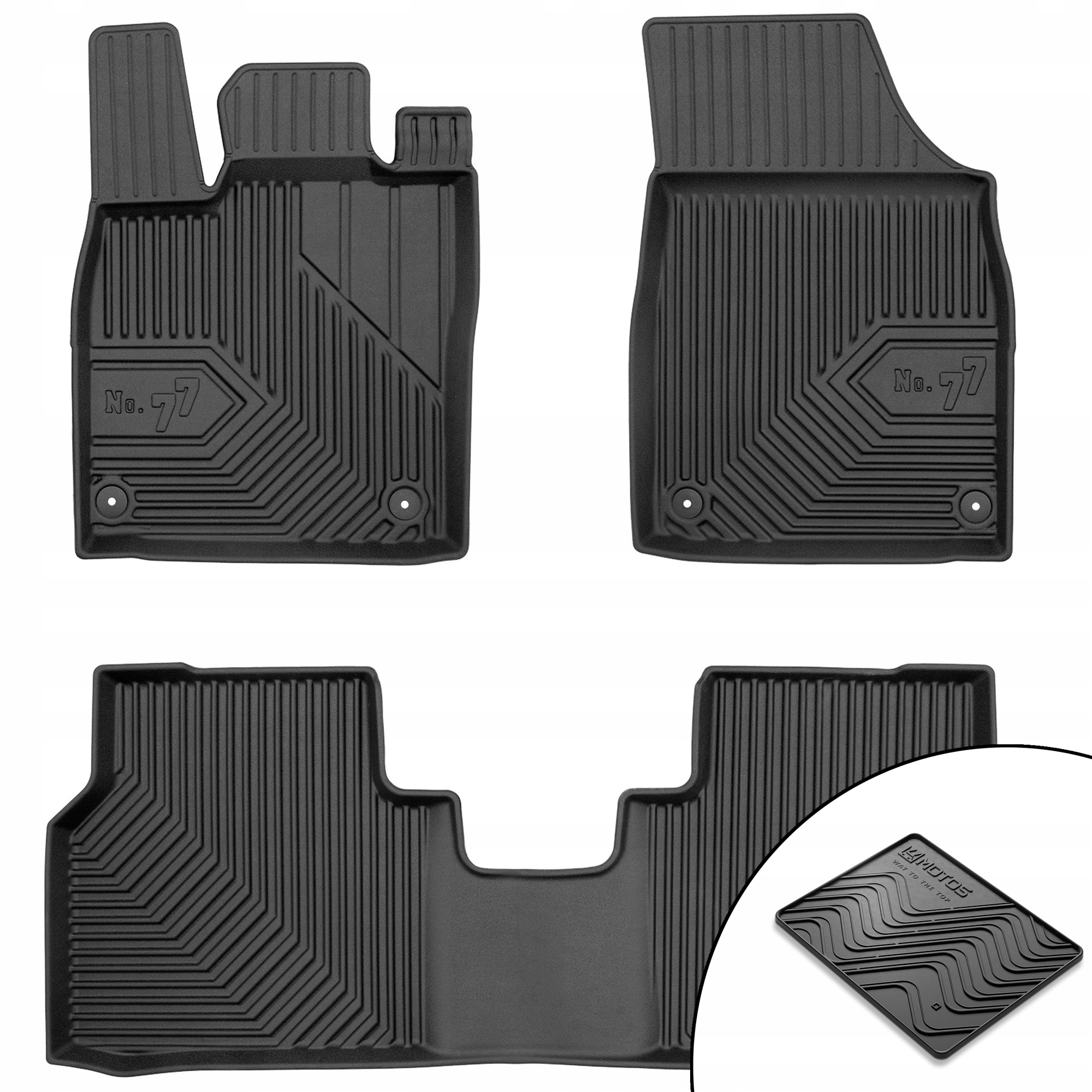 Dywaniki gumowe No.77 Skoda Elroq od 2025 mata