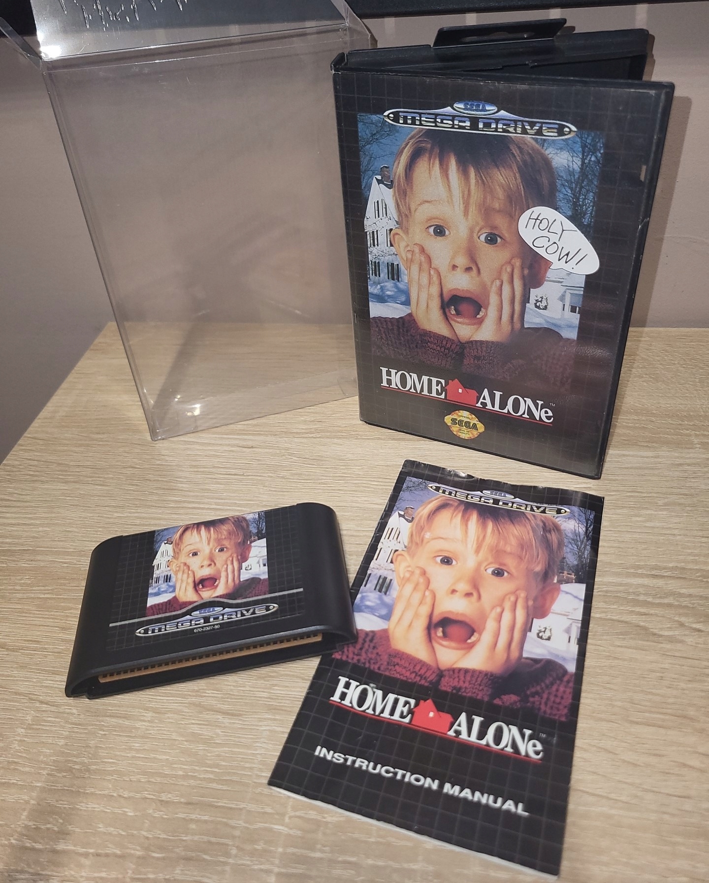 HOME ALONE - SEGA MEGA DRIVE SMD KOMPLET +PROTEKTOR