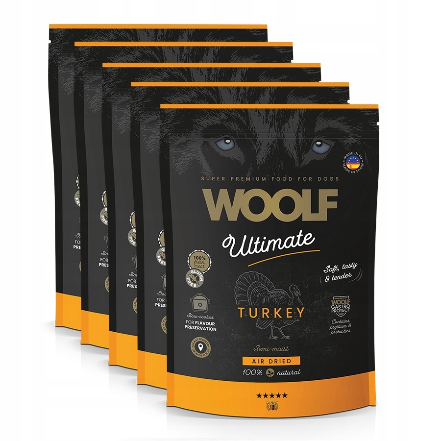 Levně Woolf Ultimate Krmivo krmivo pro psy, Krůta 5 kg, Yorkshire Shih Tzu, maltézský ovčák