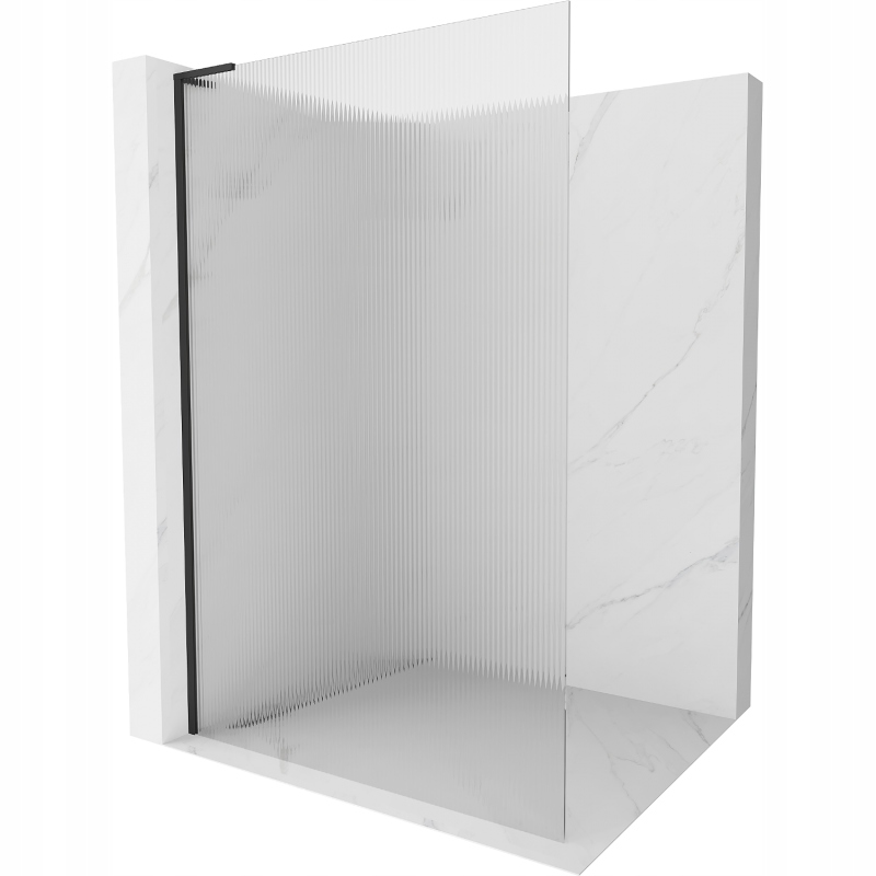 Mexen Kioto L Sprchová Zástěna 90x200 cm Černá