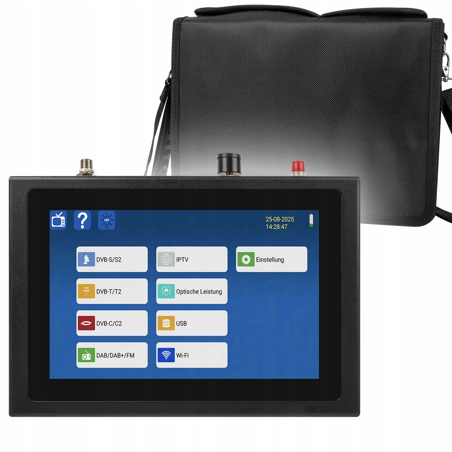 Satelitní měřič Megasat HD7 Combo V2 DVB-T/T2/S/S2/C/C2 s analýzou spektra