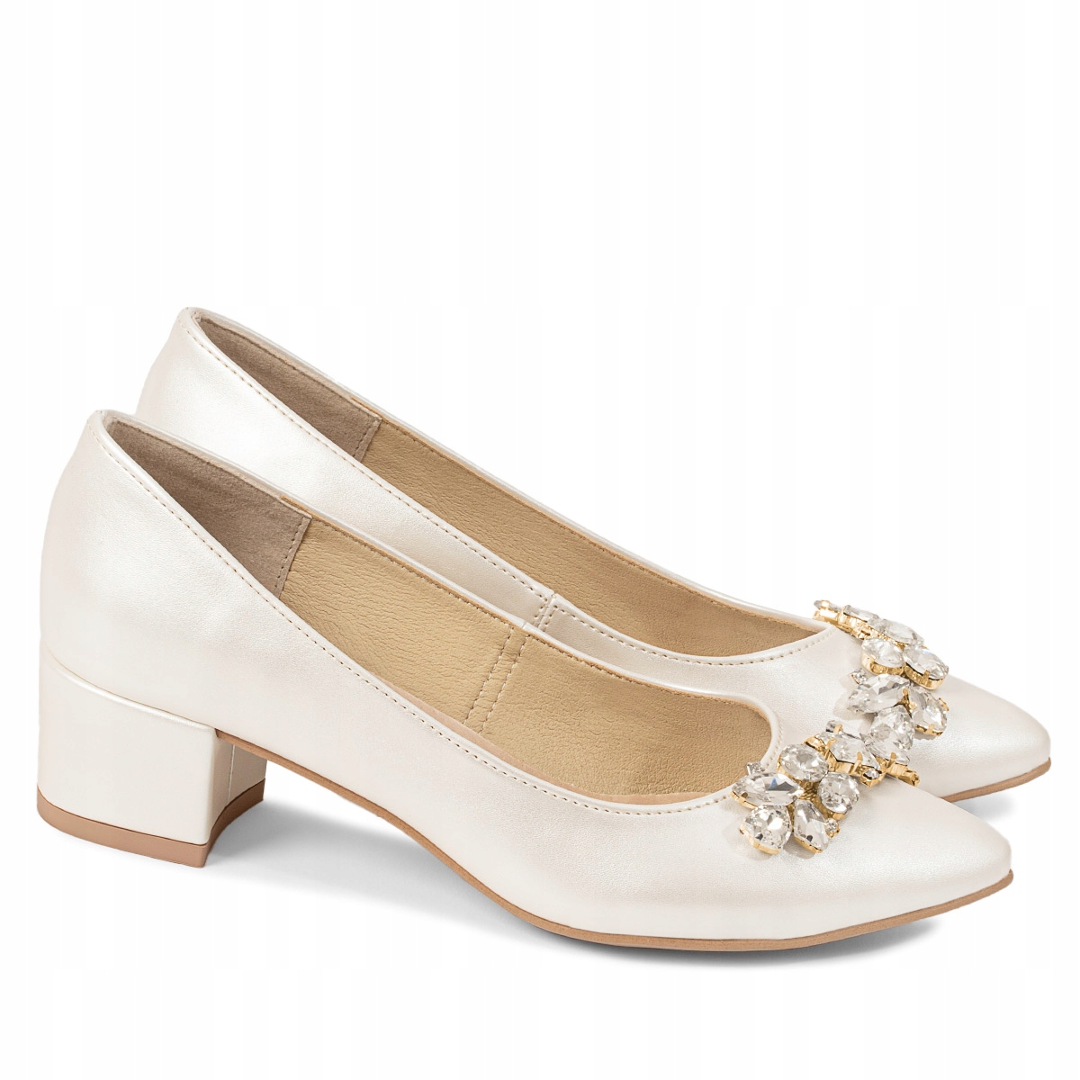 BRILU CZÓŁENKA NA KLOCKU Z OZDOBĄ IVORY 39