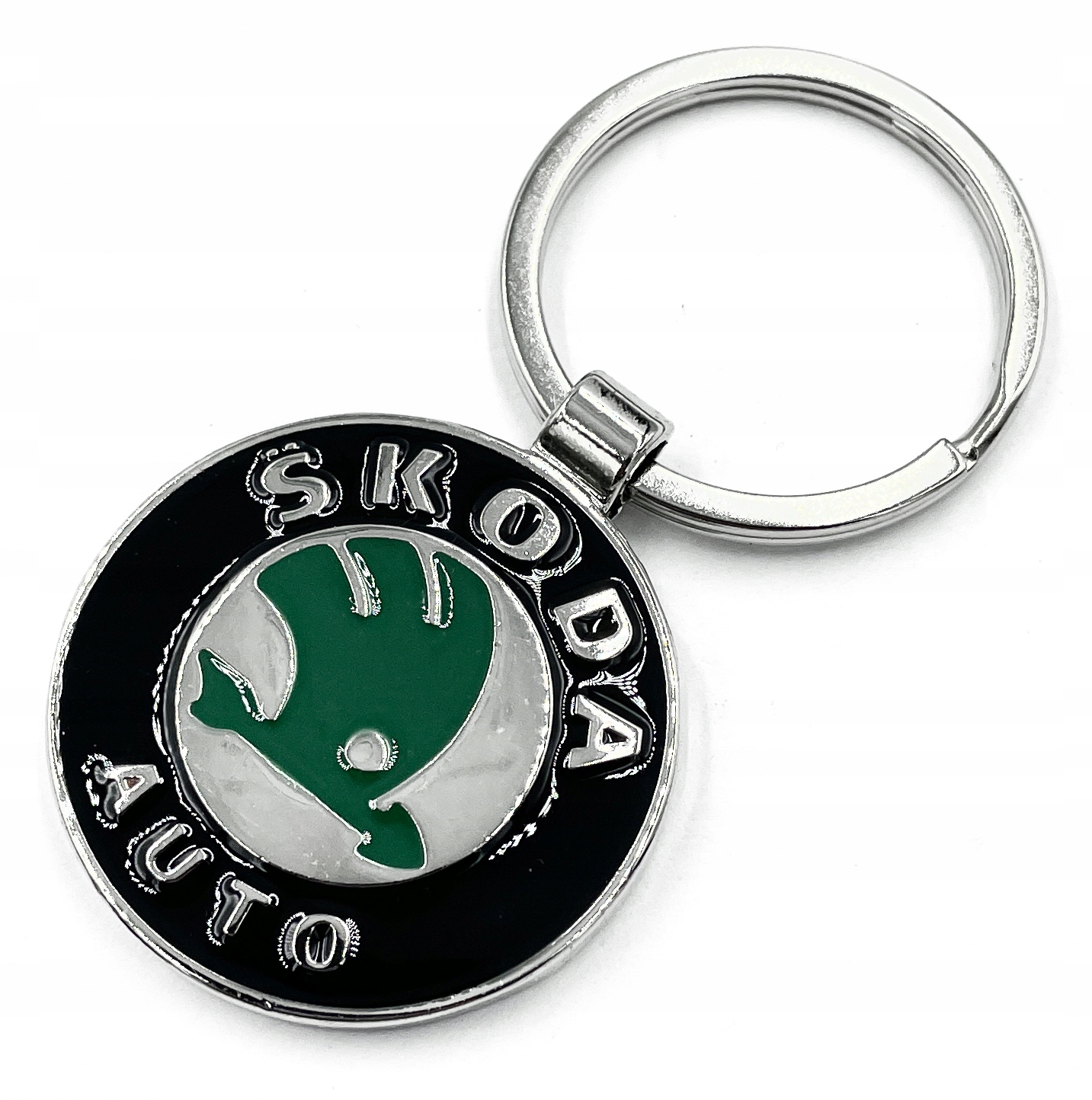 

Brelok breloczek zawieszka do kluczy logo Skoda