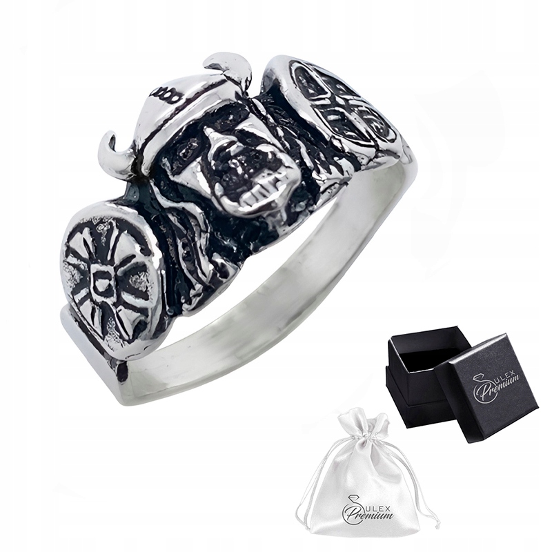 Signet prstýnek stříbrný ryzost 925 Viking vel. 18