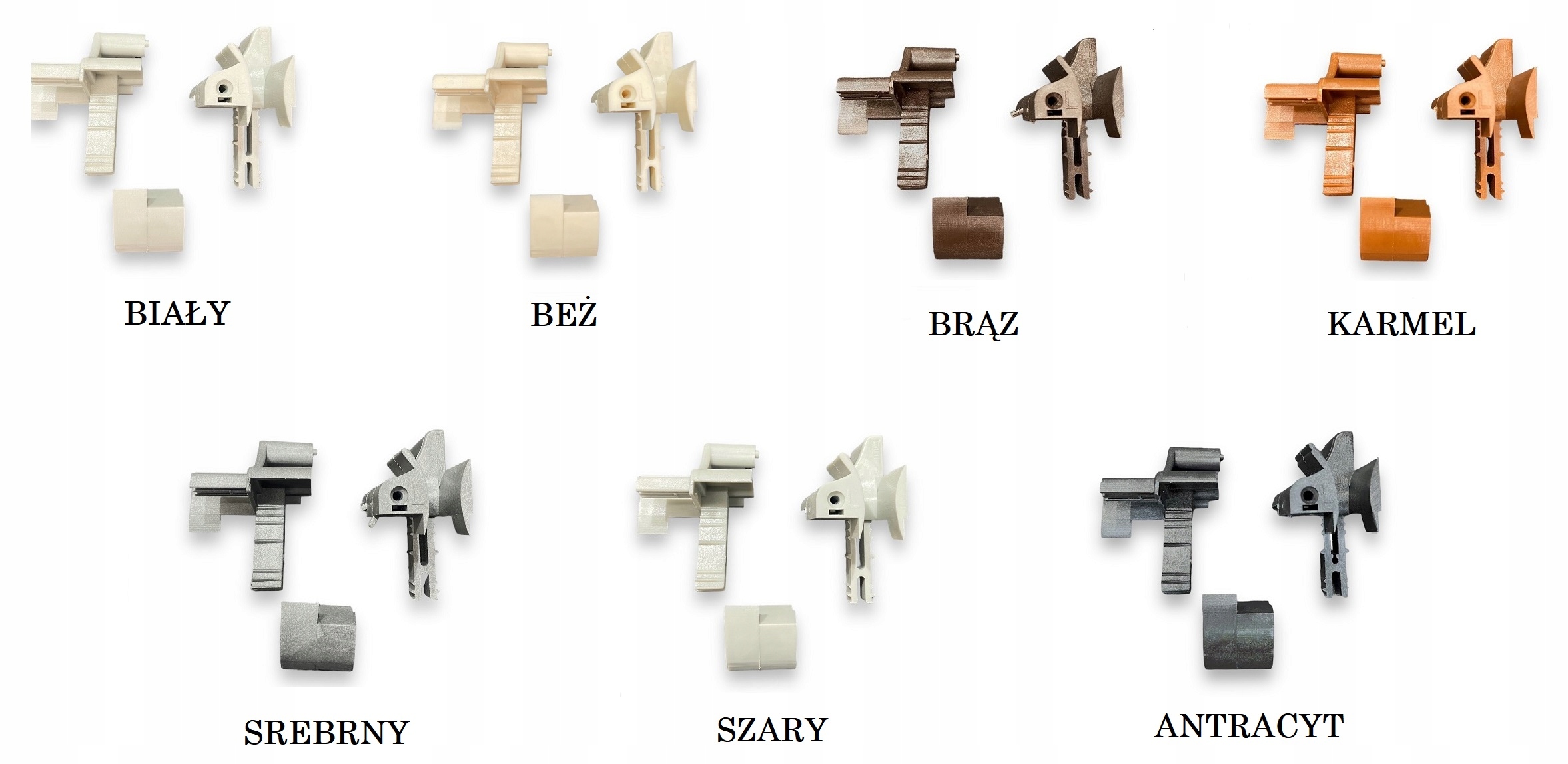 ŚLIZGI DO ROLET ZEWNĘTRZNYCH ŚLIZGACZ PIÓR ŚLIZG ROLETOWY KOMPLET Marka inna