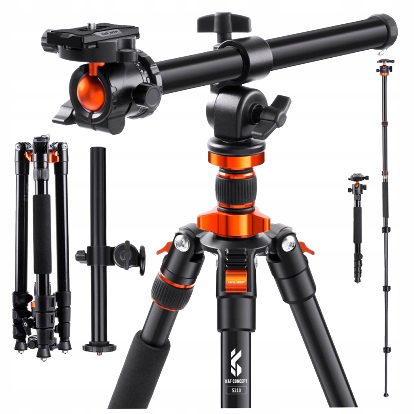 Kf Fotografický stativ Pro hlava monopod T