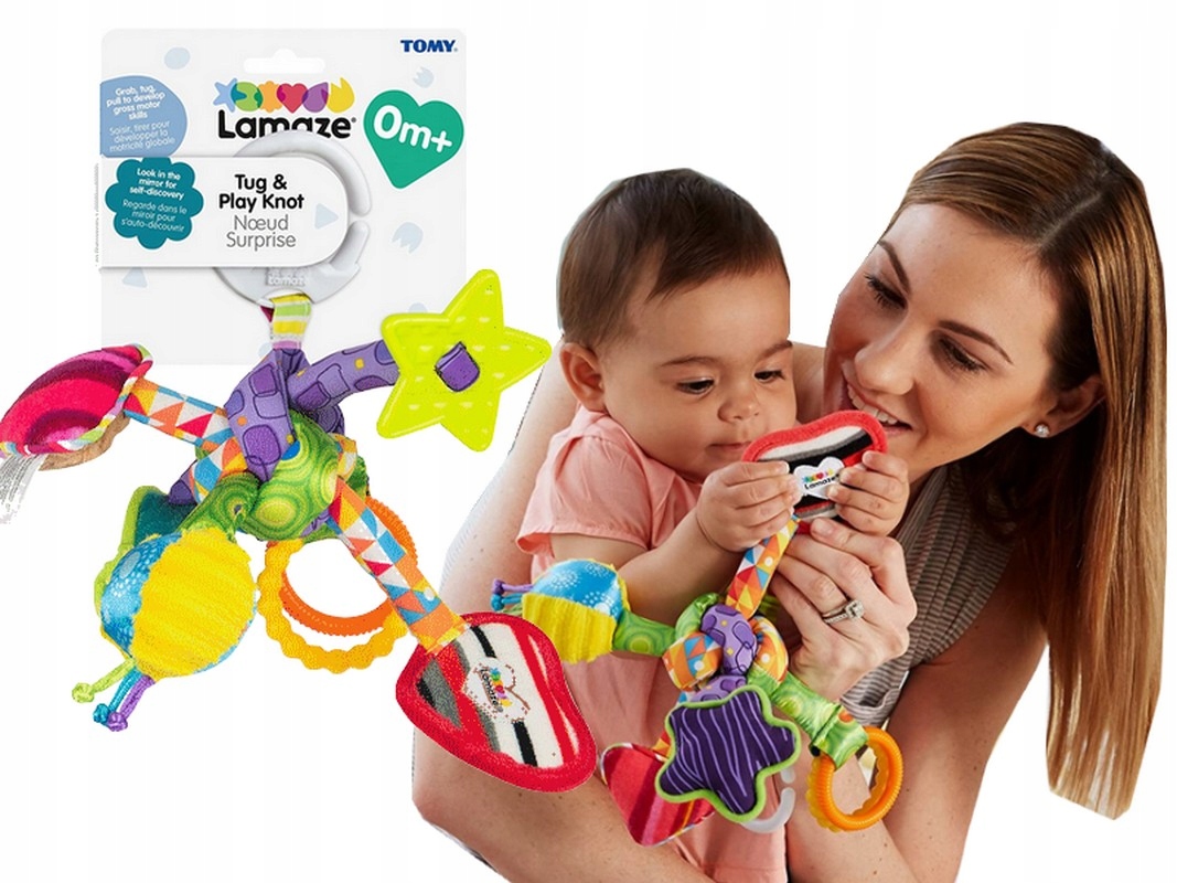 

Tomy Lamaze Sensoryczny Aktywny Supełek dla maluch
