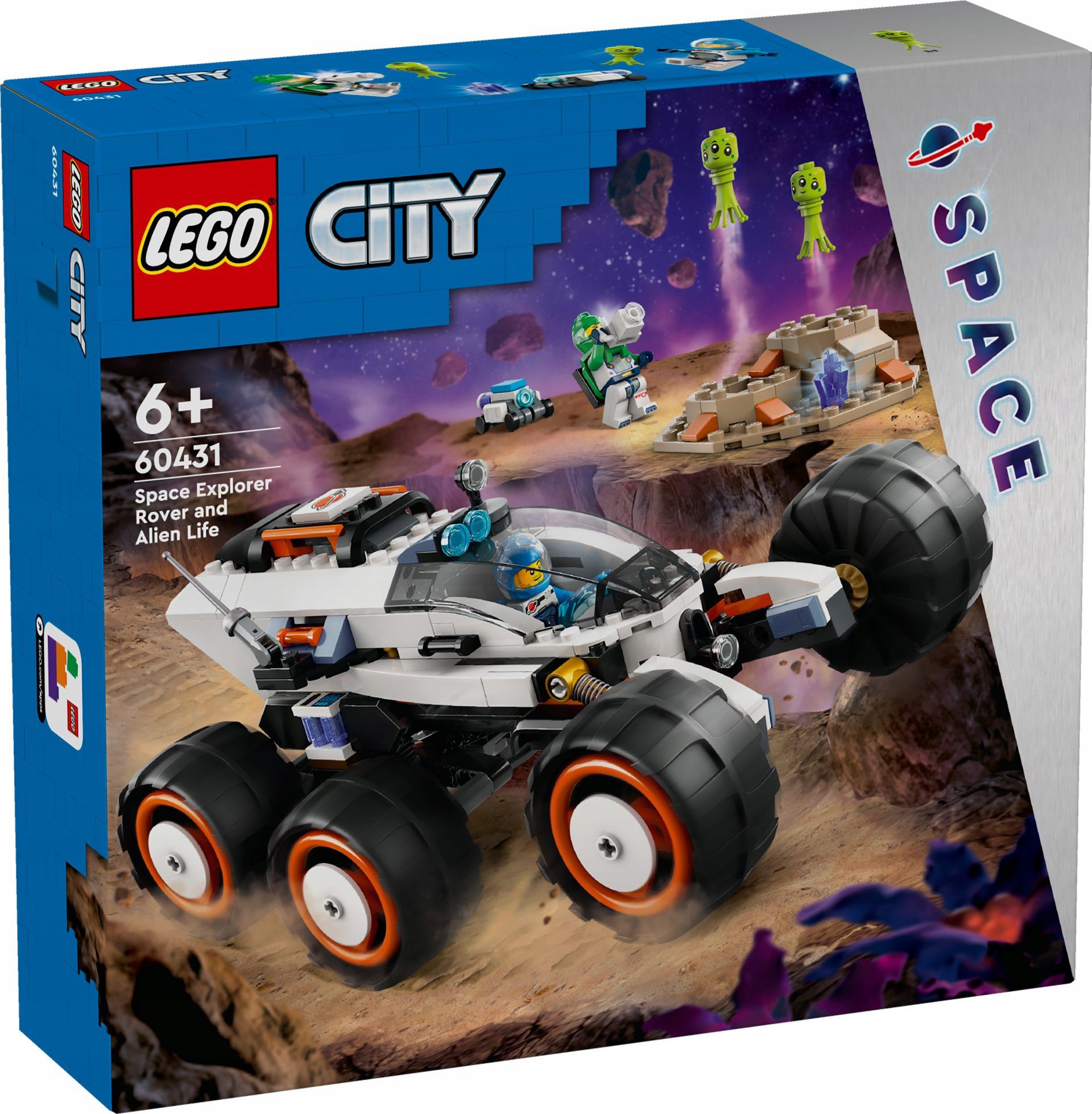 LEGO City 60431 Kosmiczny łazik i badanie życia w kosmosie