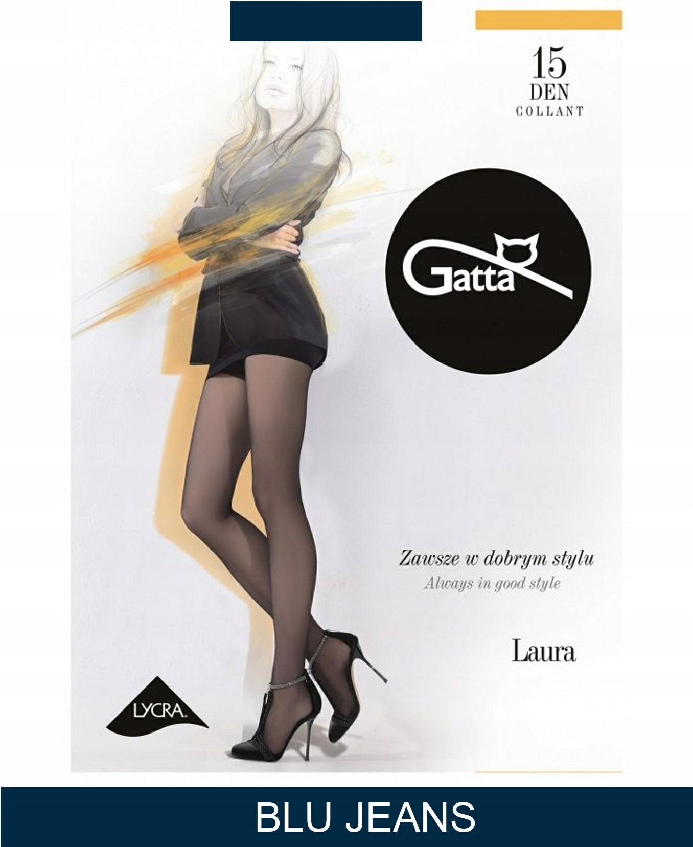

Gatta Laura 15 Rajstopy damskie wz.00/3-M/BluJeans