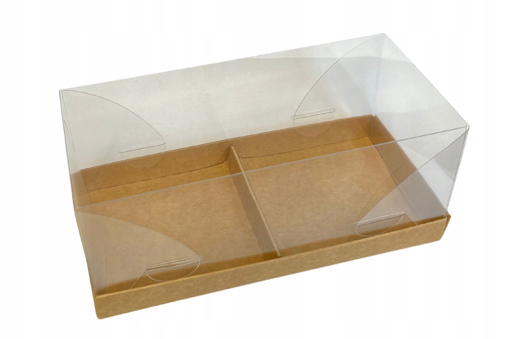 

Opakowanie na 2 desery monoporcje 19x9x8 cm kraft