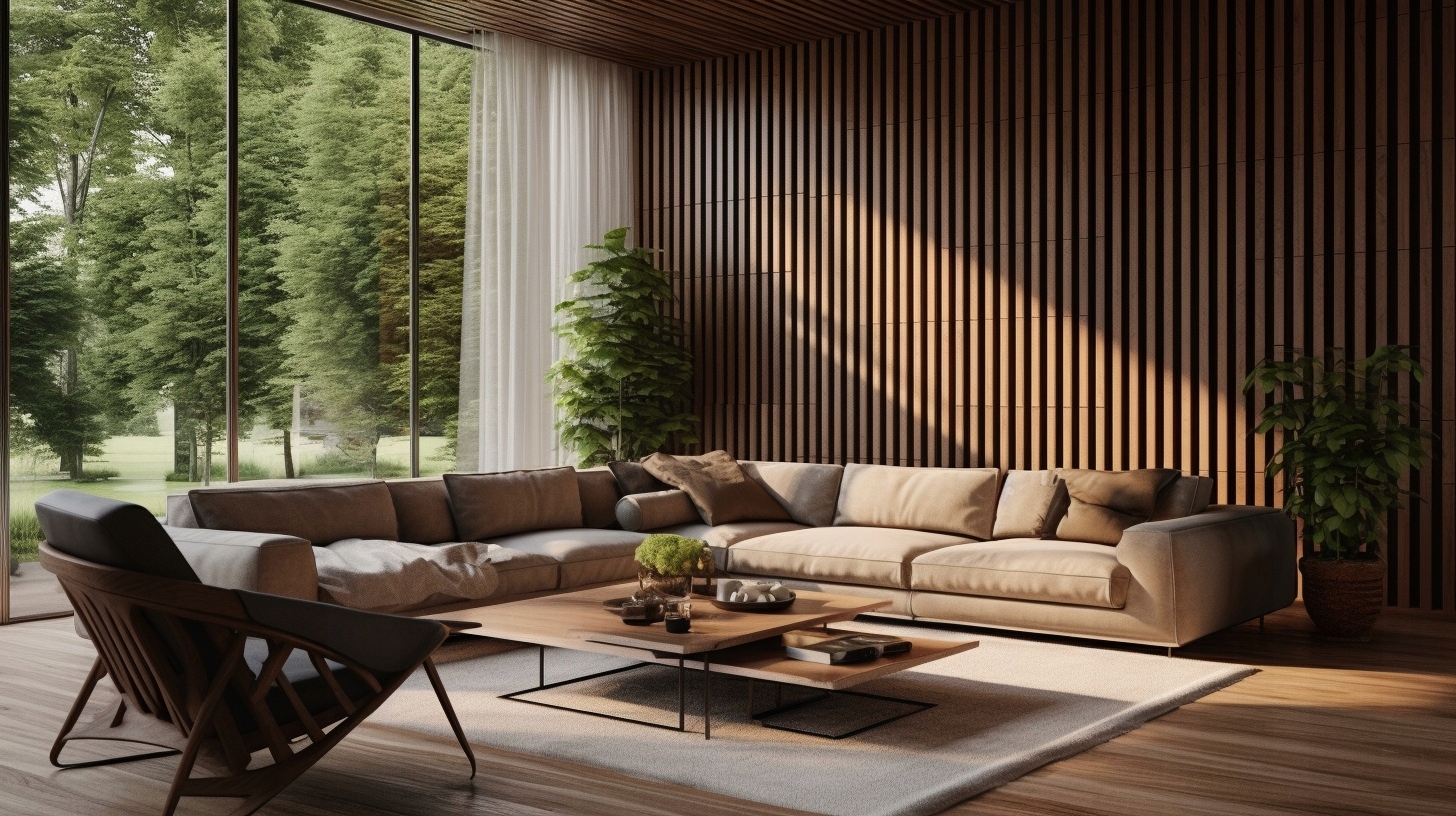 LAMELE PREMIUM 29x40 ŚCIENNE PANEL DEKORACYJNY WOTAN Gama kolorystyczna odcienie brązu i beżu