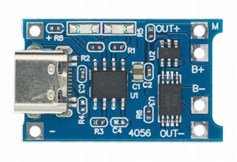 

Ładowarka Li-Ion Li-Poly TP4056 Usb C