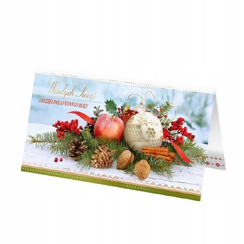 KARNET KARTKA LAURKA BOŻE NARODZENIE KOPERTA 1 szt