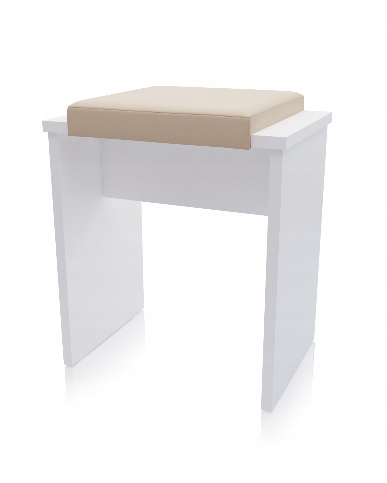 

Taboret Simple Stołek Siedzisko Do Toaletki Białe