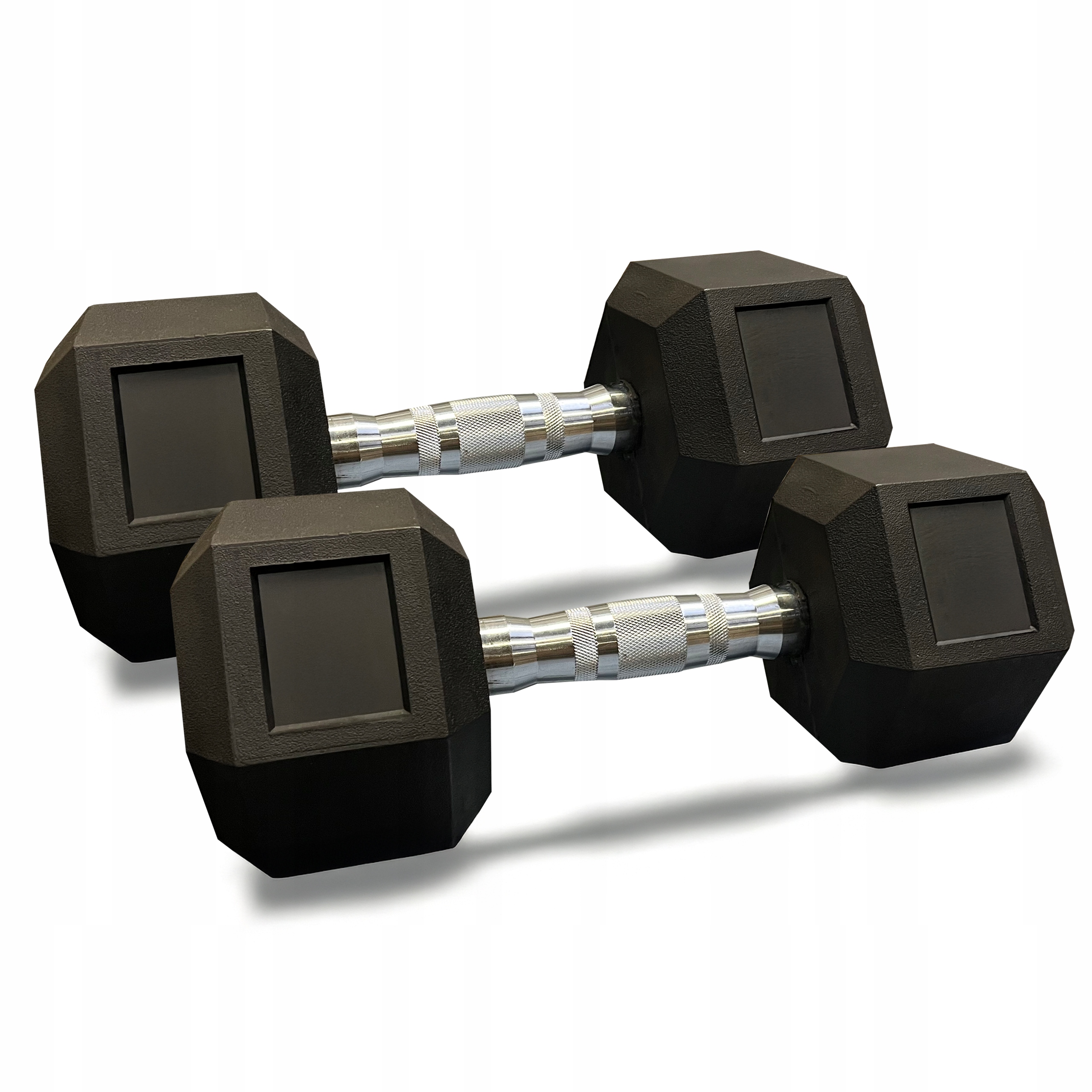 Hantla hantle hantel hex żeliwny do ćwiczeń gumowany żeliwo 2x20kg Sff