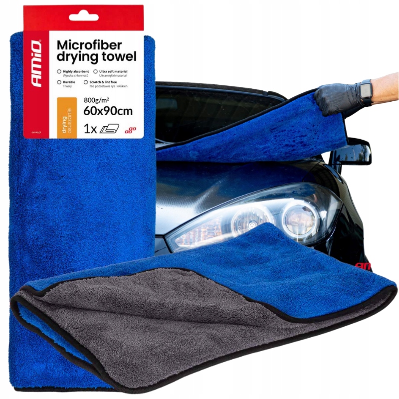 Ręcznik Do Osuszania Auta Lakieru Samochodu 60X90CM 1SZT. Ręcznik Chłonny