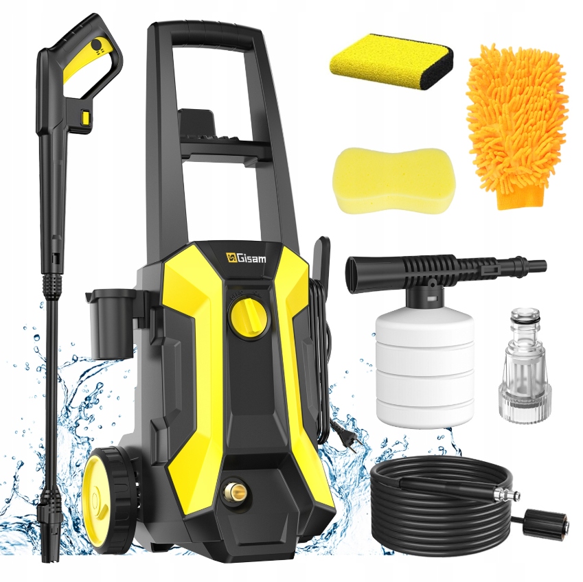Myjka Ciśnieniowa 180 Bar 2200W Do Kostki Auta Elewacji Domowa Mocna