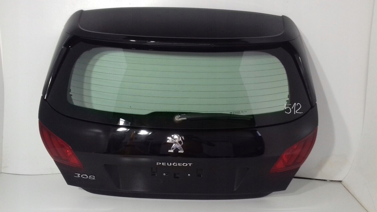 Peugeot 308 HB 2014r boot doors rear part black (512)