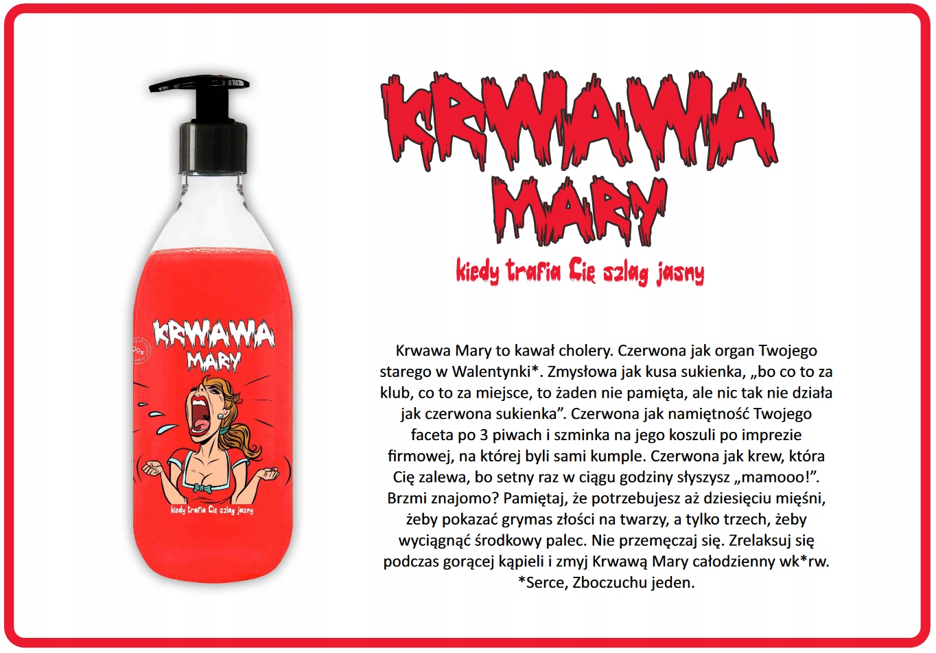 LaQ SHOTS! Żel pod prysznic Krwawa Mary 500 ml Marka LaQ