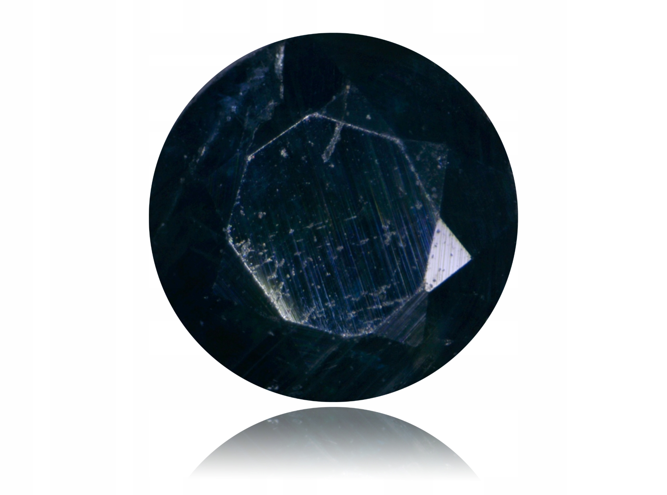 Safír 0.21ct Modrý Kulatý eCertifikát Wbd