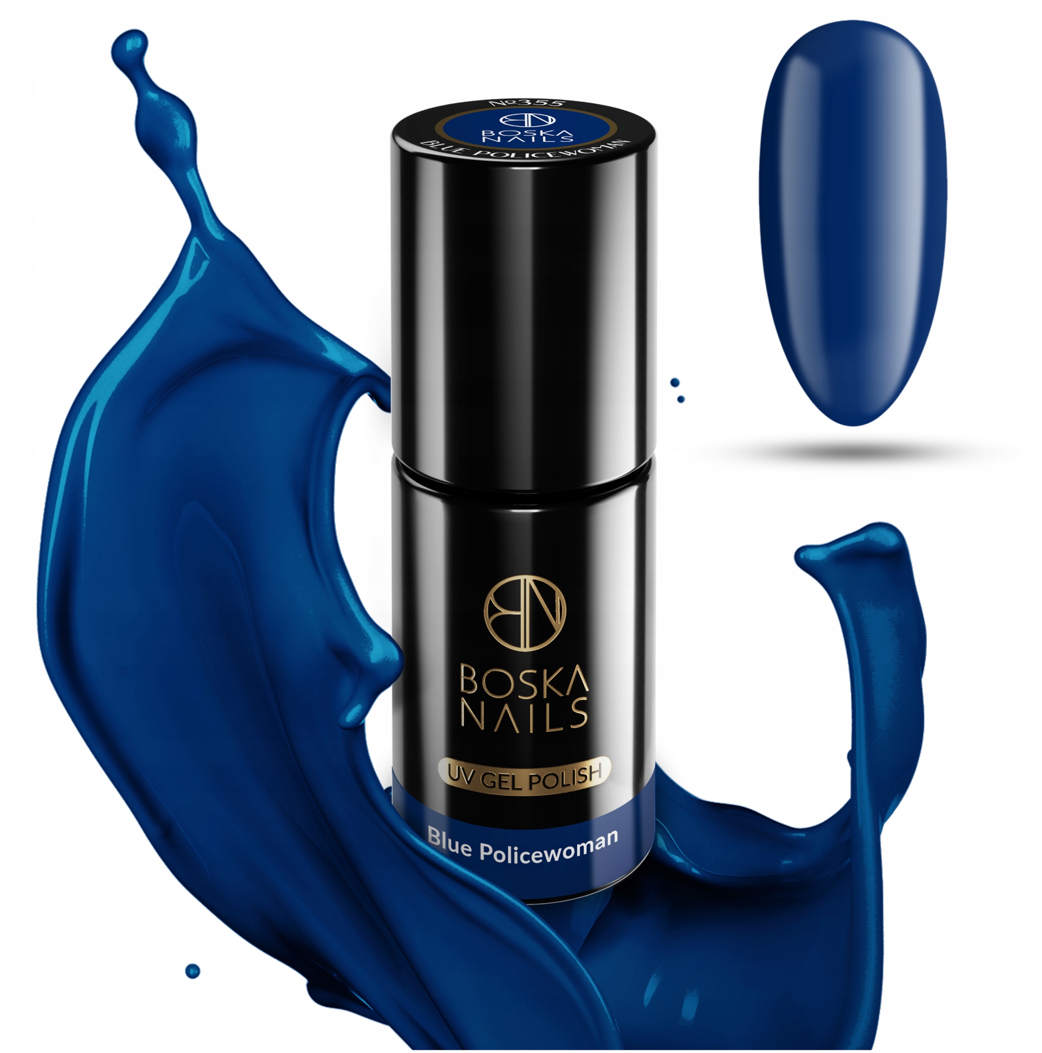 

Lakier Hybrydowy Niebieski Kolor Boska Nails 6 ML