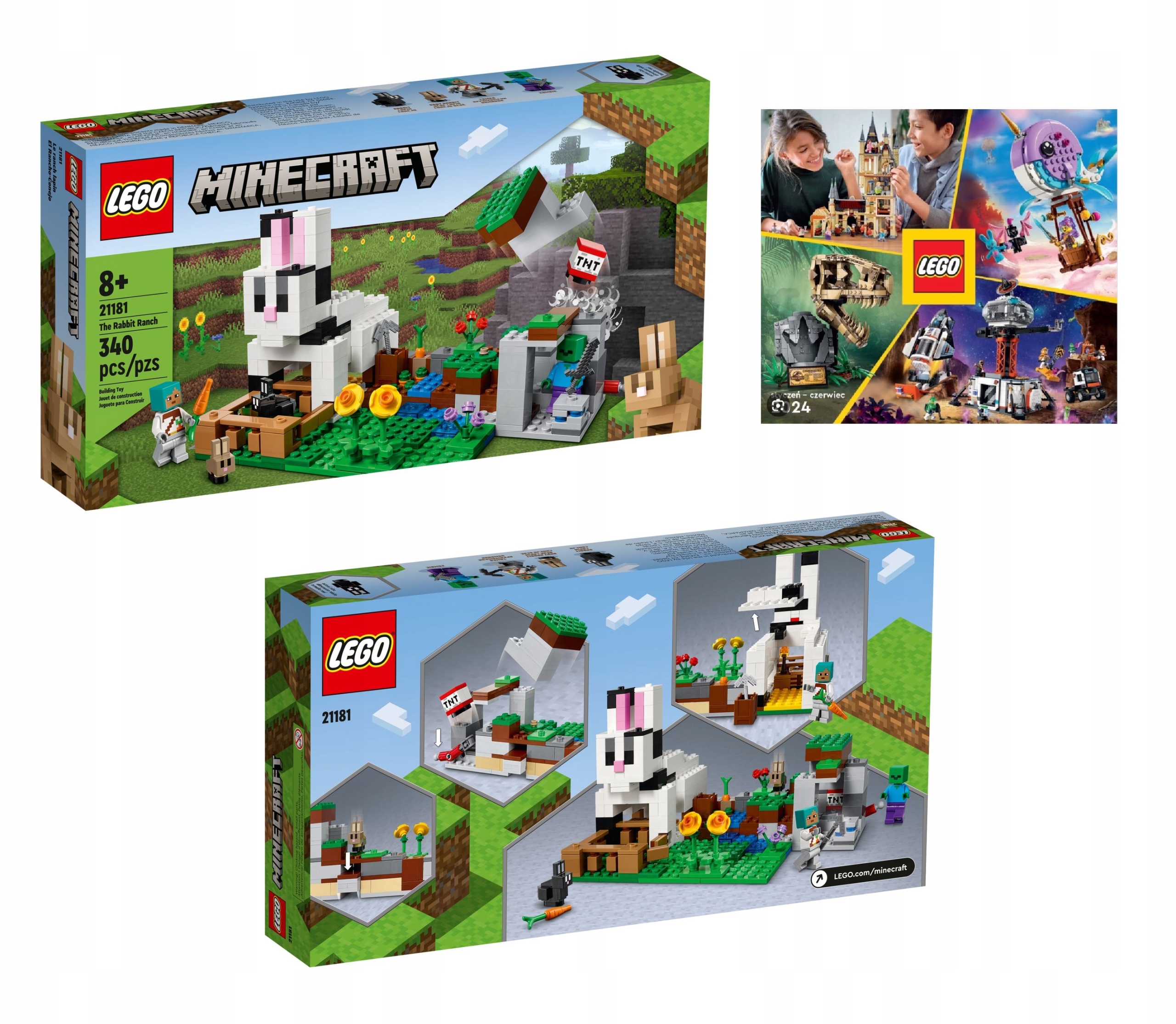 LEGO Minecraft 21181 Králičia farma 8+ | Katalóg Lego 2024