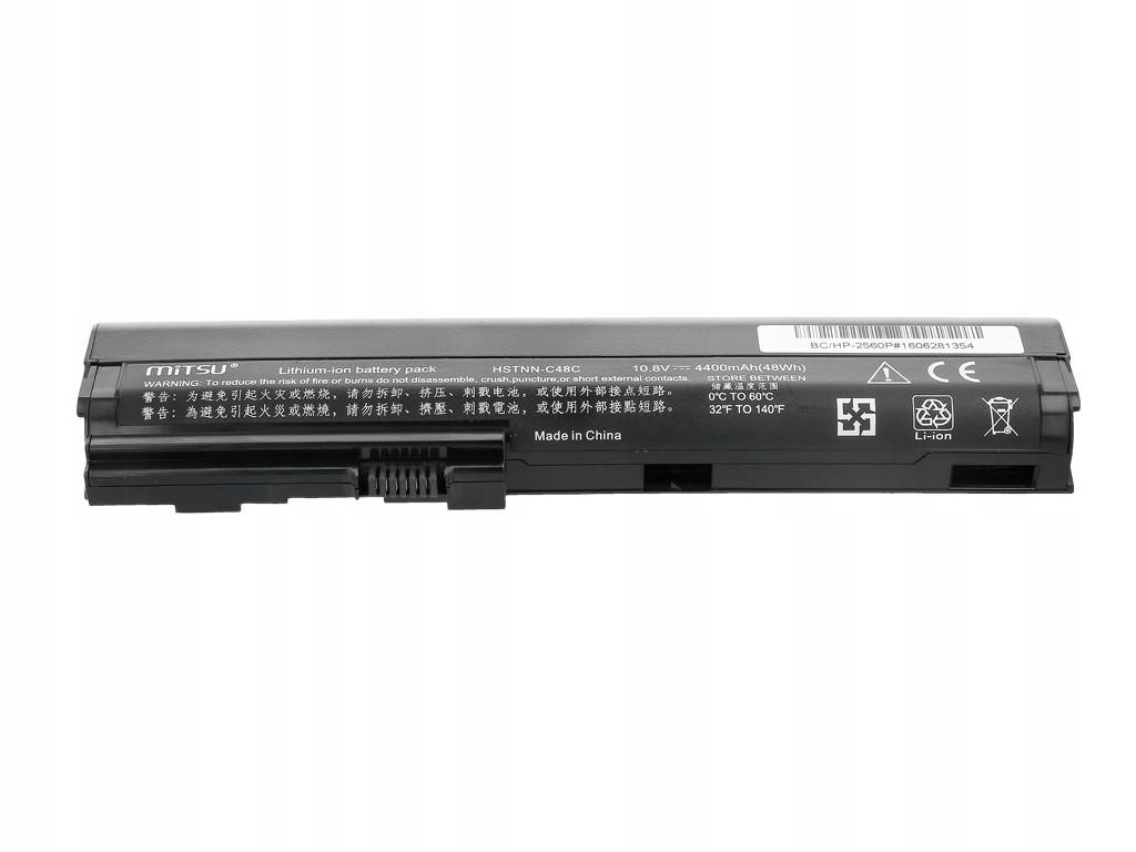 Bateria do Hp 2560p, 2570p 4400 mAh 48 Wh 10.8 11.1 Volt