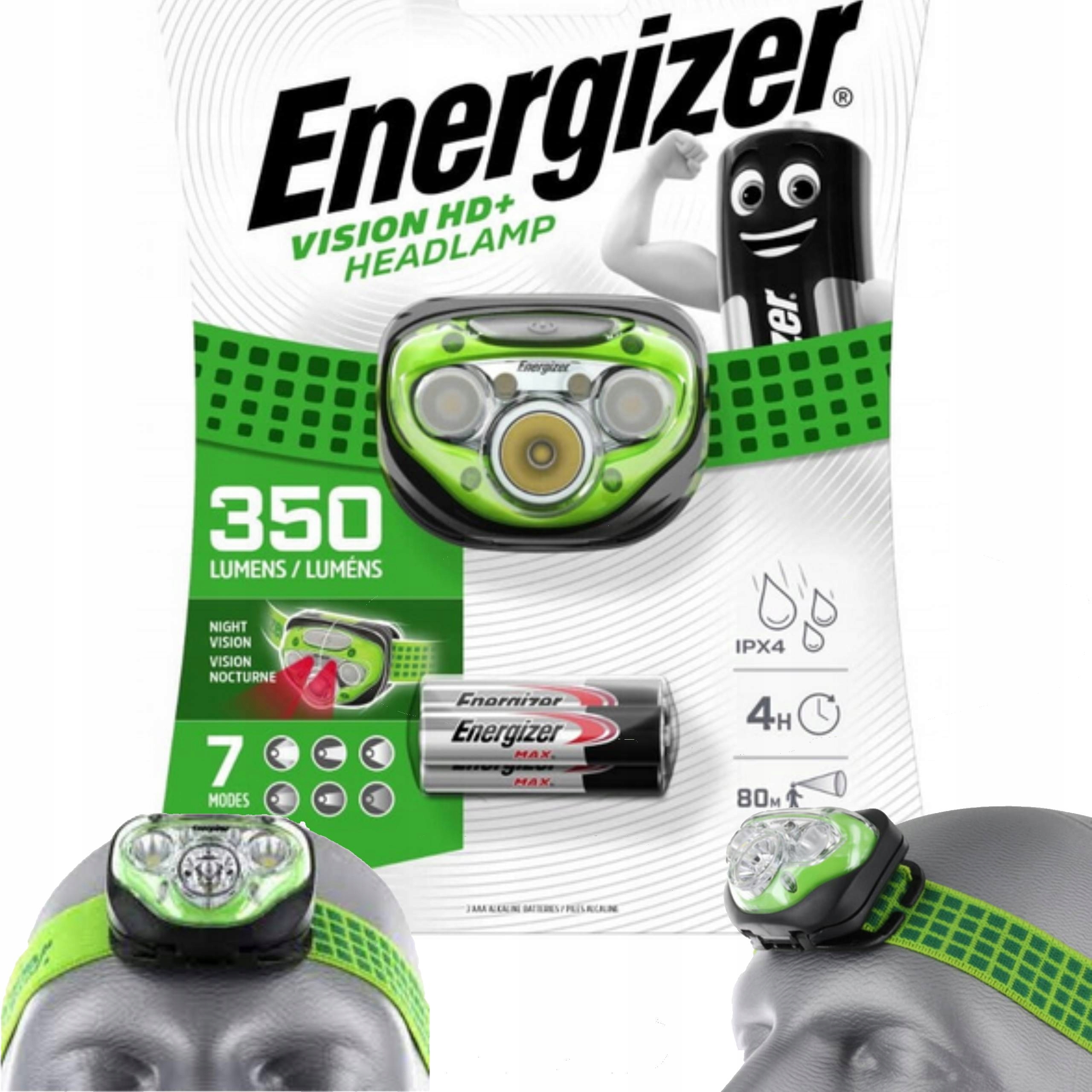Latarka Czołowa Energizer Vision Hd+ 350lm