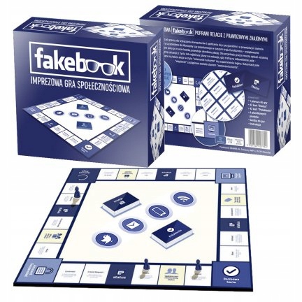 

Gra Imprezowa Fakebook Planszowa Towarzyska