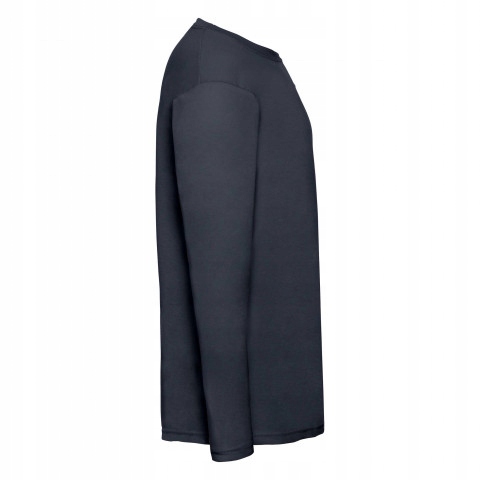 Koszulka Fruit of Loom długi rękaw Granatowy XXL Wzór dominujący bez wzoru