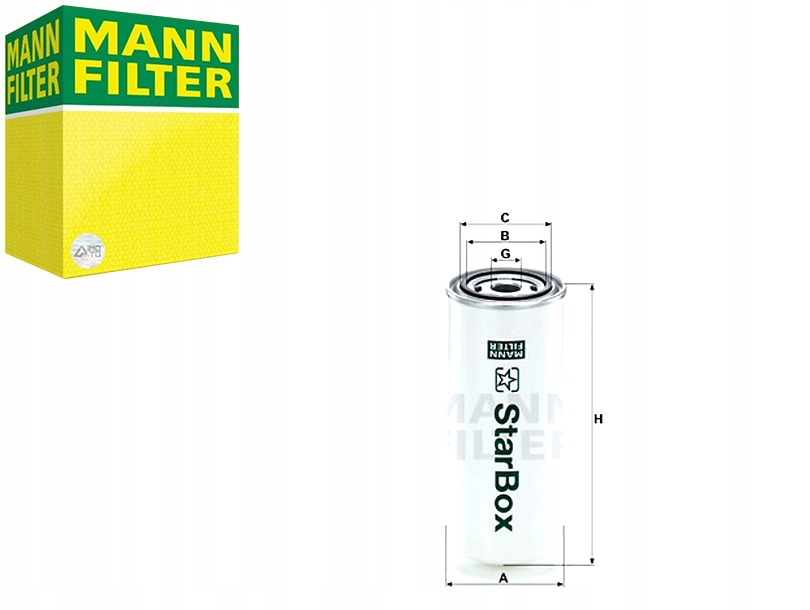 Olejový Filter Agro Mann-filter