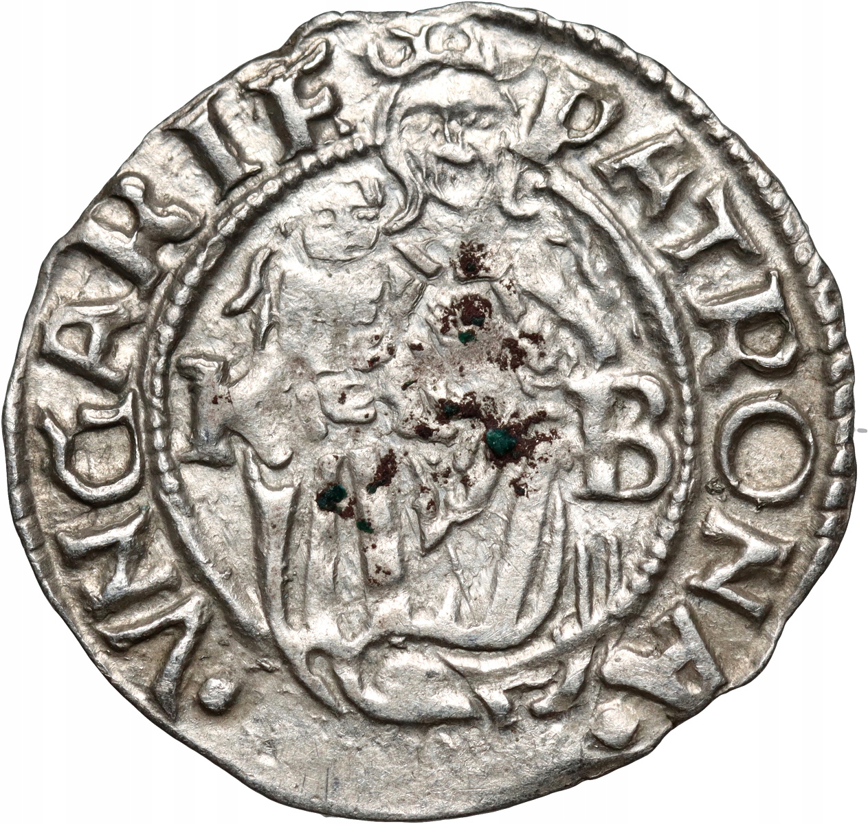 Węgry, Ferdynand I, denar 1550 KB