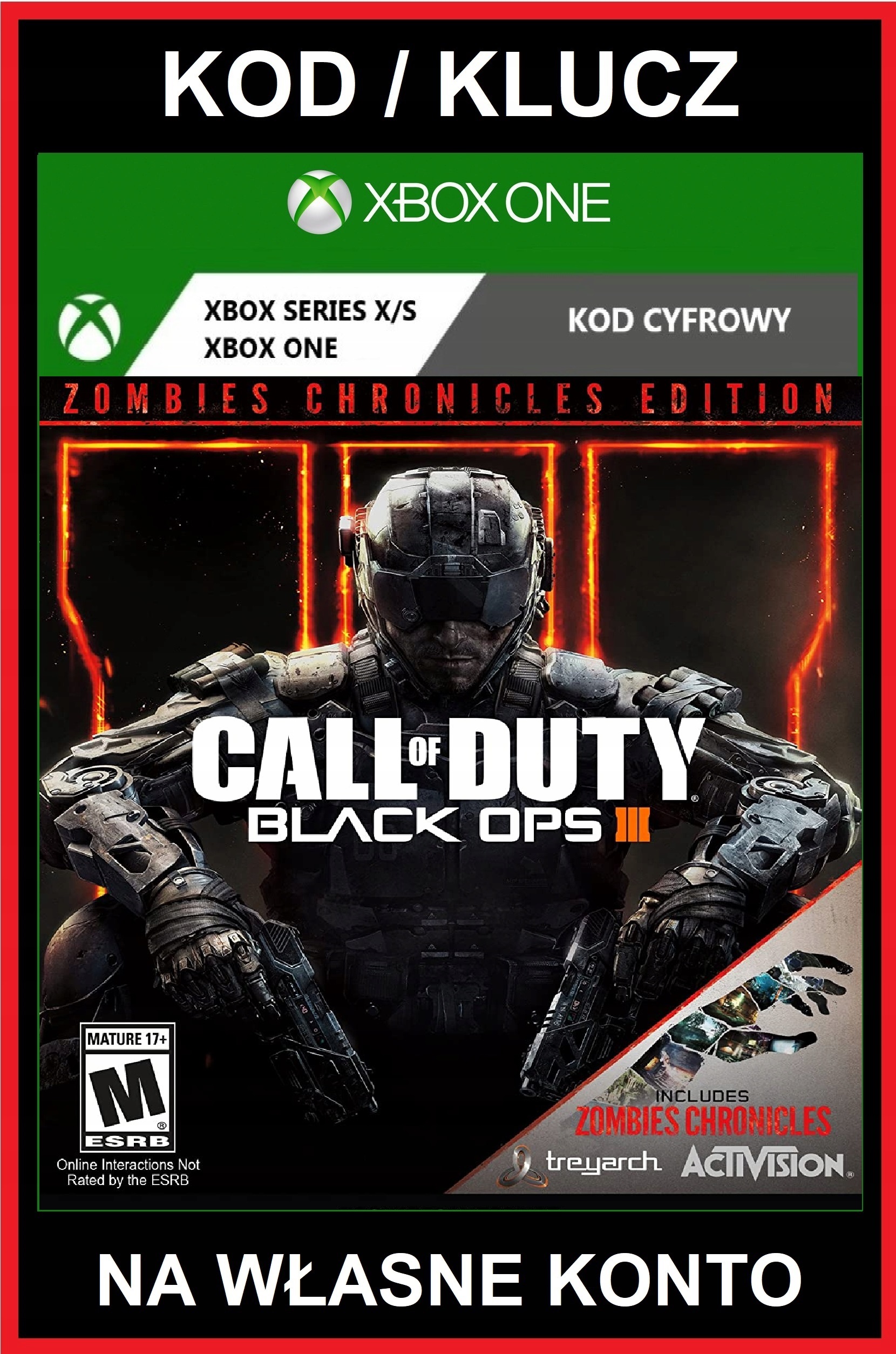 Call of Duty Black Ops 3 Zombies Chronicles XBOX 49 zł Stan nowy