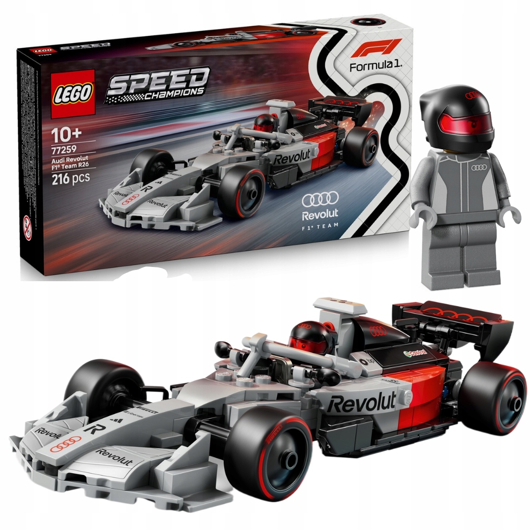 Lego 77259 Speed Champions Formule Audi Revolut F1 Team R26 závodní auto