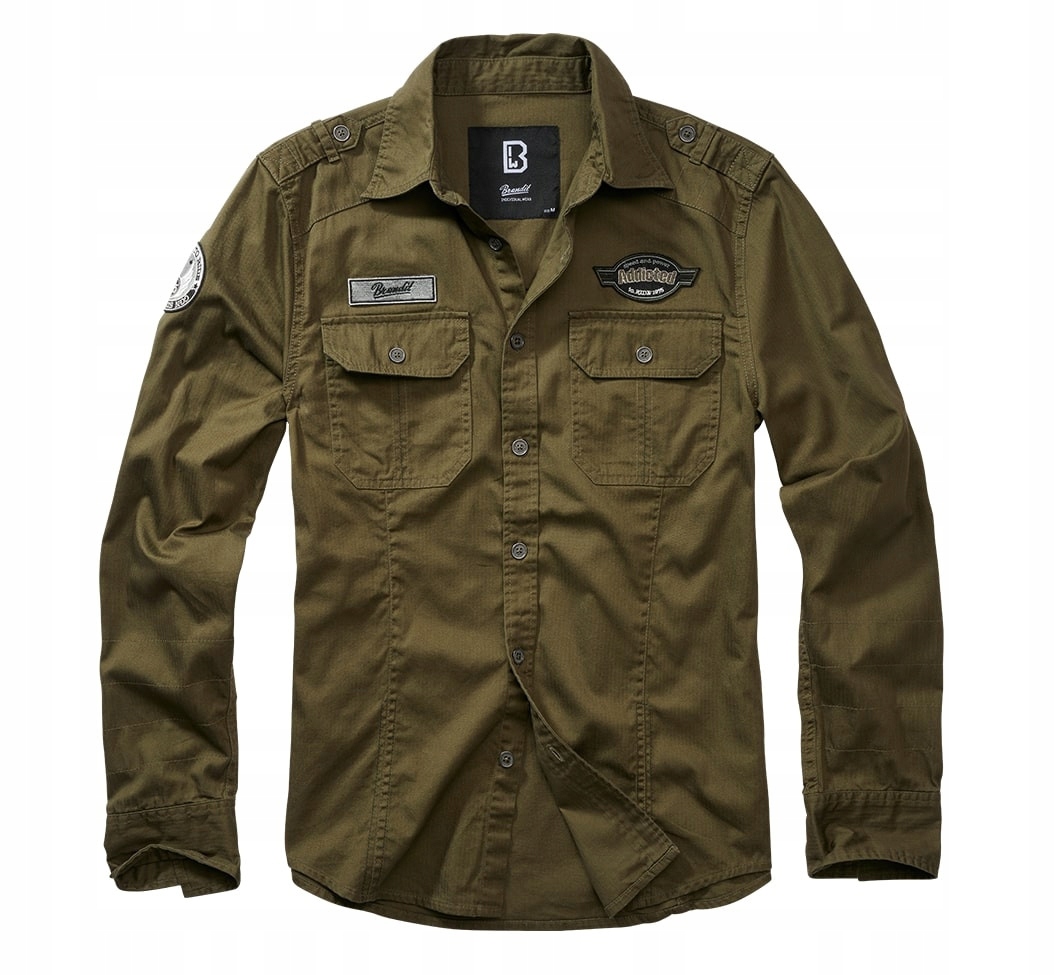 Koszula Brandit Luis Vintageshirt olive M