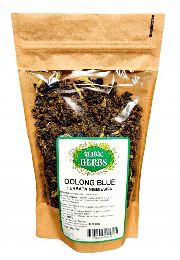 

Herbata Oolong Niebieska z kwiatem Klitorii 100 g