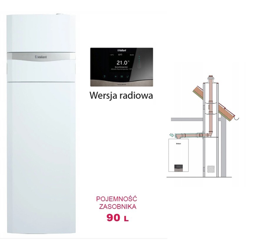 Vaillant Kocioł Vsc 206/4-5 90 ecoCOMPACT+VRC 720f Sps Sz
