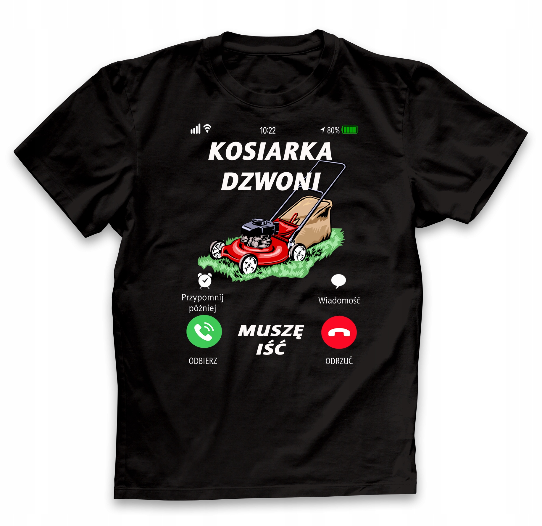 

Koszulka Kosiarka Dzwoni męska dla działkowca M