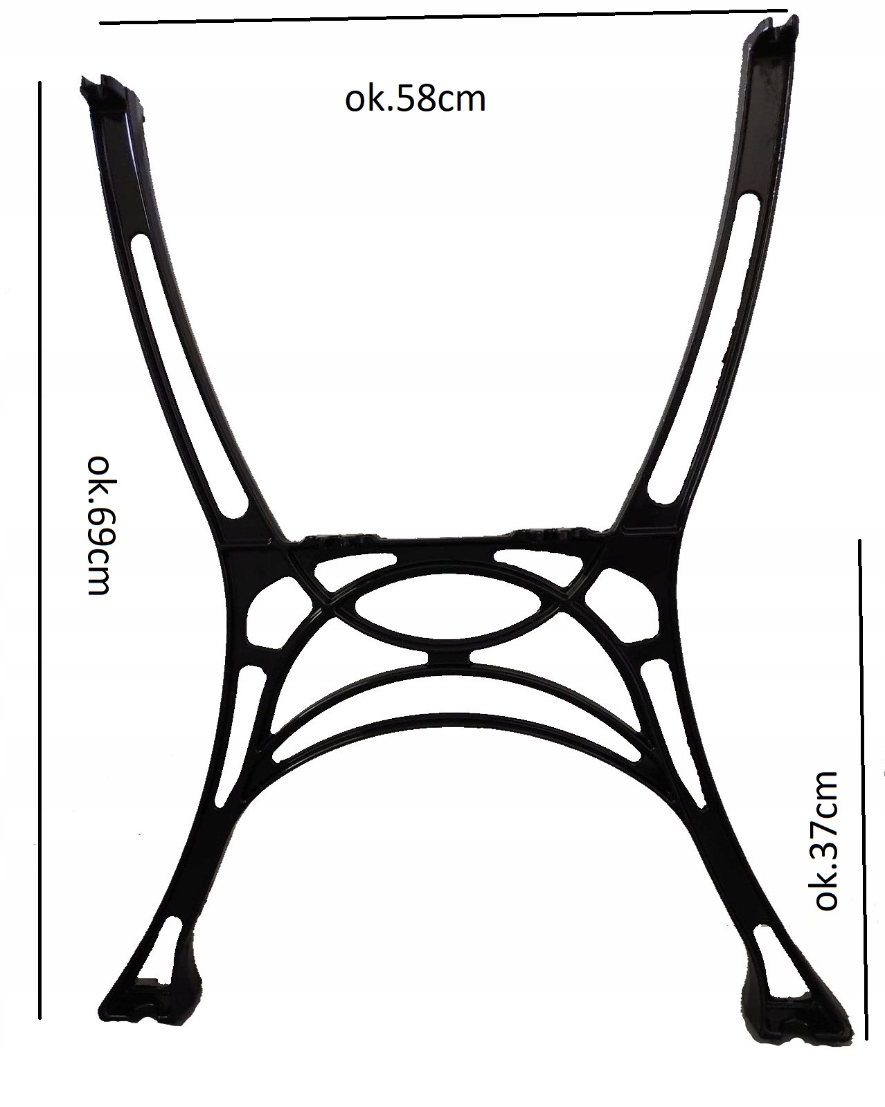 NOGA, NOGI DO STOŁÓW OGRODOWYCH MOCNE ALUMINIUM Producent inna