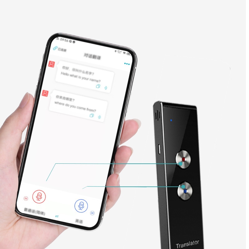 T8 Inteligentny bezprzewodowy tłumacz Bluetooth Model T8