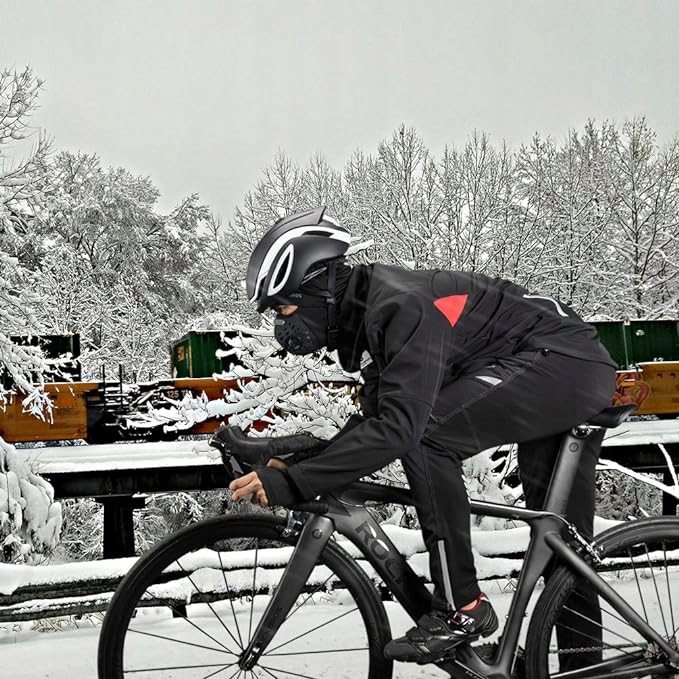 ROCKBROS Męska Kurtka Rowerowa na Zimę, Długa Wiatroszczelna Wodoodporna M Marka Rockbros