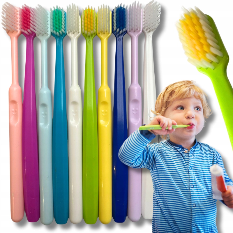 10X Szczoteczki Do Zębów Dla Dzieci Miękkie Soft Zestaw