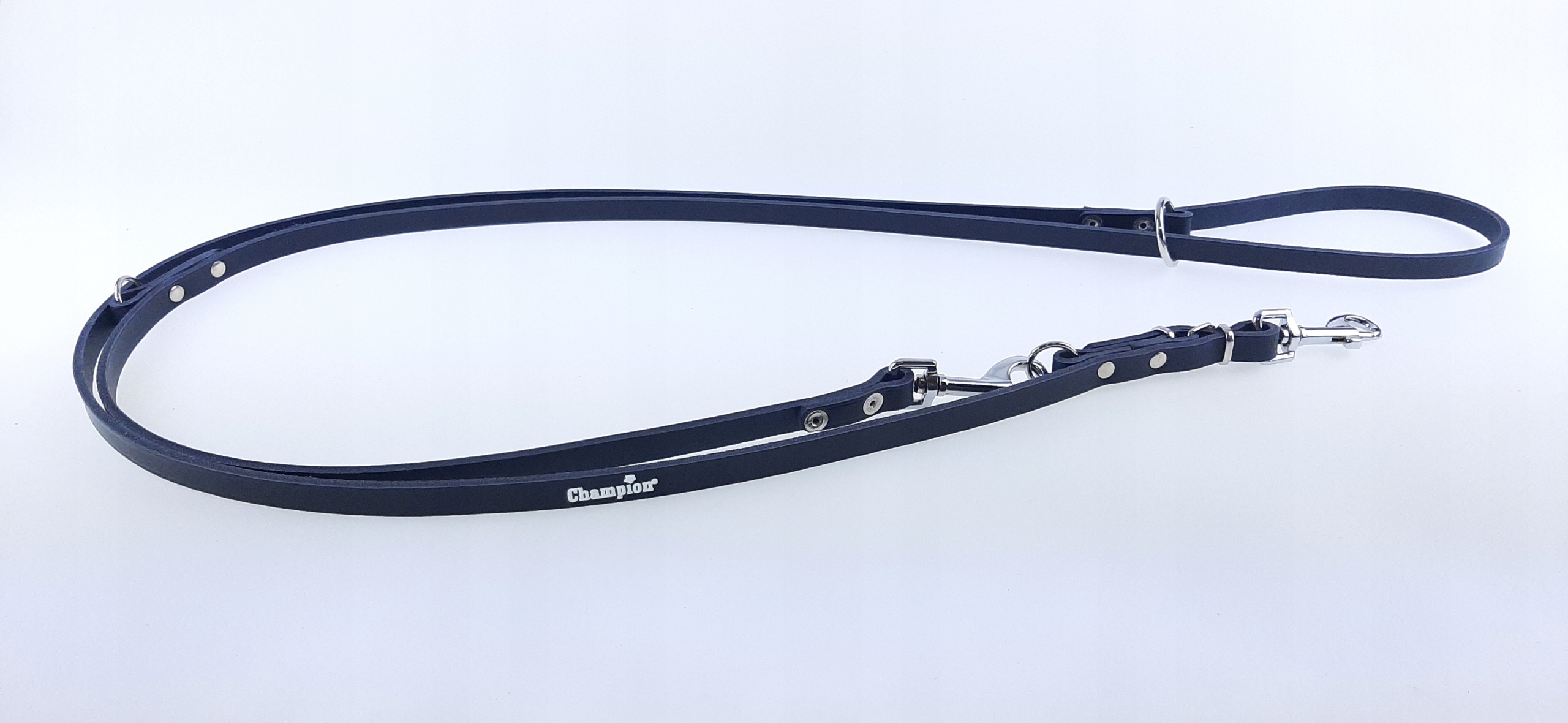 Levně Vodítko reg. Champion kůže 2,4 m/ 1,2 cm. Granátová